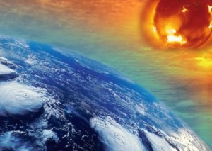 earth and sun